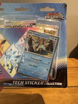 Pokemon TCG Prismatic Evolutions Tech Sticker Collection 3 Packs RANDOM Promo - Image 3
