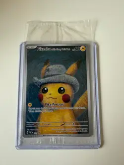 Pokemon TCG Pikachu With Grey Felt Hat Van Gogh Black Star Promo #085 Sealed - Image 1