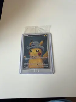 Pokemon TCG Pikachu With Grey Felt Hat Van Gogh Black Star Promo #085 Sealed - Image 2