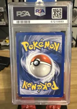2005 POKEMON EX UNSEEN FORCES #36 CLEFABLE-REVERSE FOIL PSA 8 - Image 2