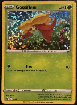 Gossifleur 3/15 - Holo - McDonalds 2022 Collection - Pokemon TCG - LP Card - Image 1