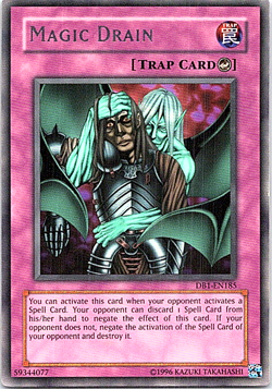Magic Drain DB1-EN185 Yu-Gi-Oh! Light Play Unlimited - Image 1