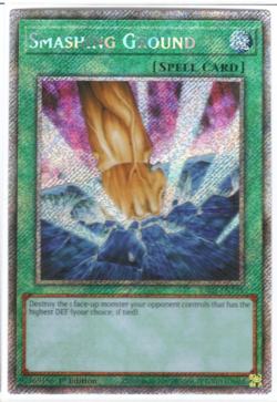 Yugioh - Smashing Ground RA03-EN135 1st Edition Platinum Secret Rare NM - Image 1