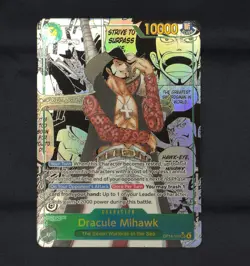 One Piece TCG Dracule Mihawk Manga OP14-119 The Azure Sea's Seven - Image 1