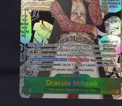 One Piece TCG Dracule Mihawk Manga OP14-119 The Azure Sea's Seven - Image 3