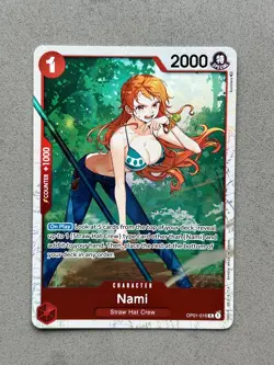 One Piece Nami OP01-016 The Three Captains Ultra Deck Straw Hat Crew Textured - Image 1