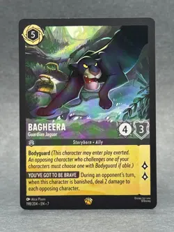 Disney Lorcana - 198/204 Bagheera Guardian Jaguar Archazia's Island Legendary NF - Image 1