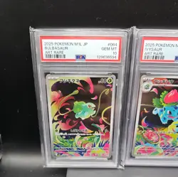 Pokemon Cards, Bulbasaur Ivysaur Mega Venusaur EX 064 065 087 M1L JAP PSA 10 - Image 2