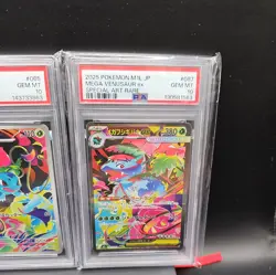 Pokemon Cards, Bulbasaur Ivysaur Mega Venusaur EX 064 065 087 M1L JAP PSA 10 - Image 4