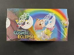 Pokemon Card Factory Sealed Cosmic Eclipse Booster Box S&M W/Acrylic Case - Image 2