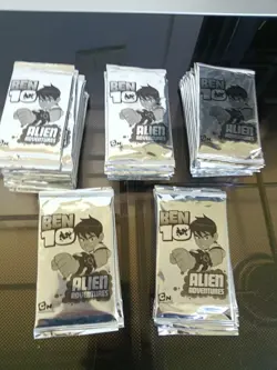 Ben 10 Alien Adventures 50 Packs Of Cards Booster Unopened Sealed RARE Hachette - Image 4