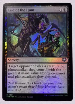 End of the Hunt MTG, Secrets of Strixhaven, Foil, Uncommon, NM - Image 1
