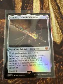 Anduril, Flame of the West #236 (Foil) (NM) Lord of the Rings LTR Magic MTG - Image 1