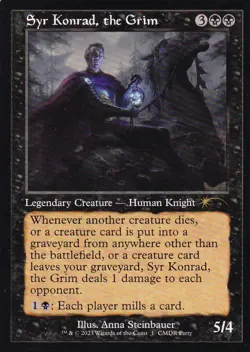 Syr Konrad, the Grim (Retro Frame) - P - WPN & Gateway Promos - 1 - NM - Image 1