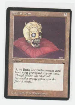Magic the Gathering ~ MTG ~ 1x Skull of Orm ~ MP ~ The Dark - Image 1
