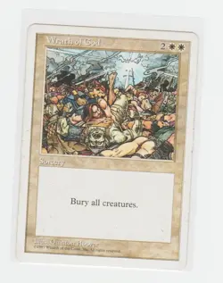 Magic the Gathering ~ MTG ~ 1x Wrath of God ~ 5th Edition ~ MP - Image 1
