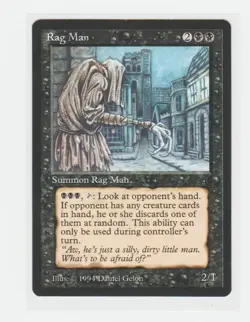 Magic the Gathering ~ MTG ~ 1x Rag Man ~ MP ~ THE DARK - Image 1
