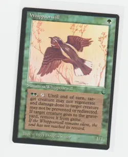 Magic the Gathering ~ MTG ~ 1x Whippoorwill ~ LP ~ THE DARK - Image 1