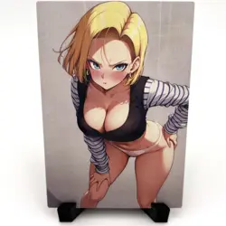 Dragon Ball Z Android 18 Sexy Anime Waifu Girl Lewd Doujin Goddess Story Card - Image 2