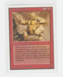 Magic the Gathering ~ MTG ~ 1x Earth Elemental ~ UNLIMITED ~ M/NM ~ - Image 1