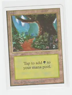 Magic the Gathering ~ MTG ~ 1x Forest (A) ~ UNLIMITED ~ LP - Image 1