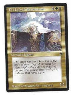 Magic the Gathering ~ MTG ~ 1x The Lady of the Mountain ~ LEGENDS ~ LP - Image 1