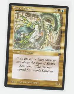 Magic the Gathering ~ MTG ~ 1x Sivitri Scarzam ~ LEGENDS ~ LP - Image 1