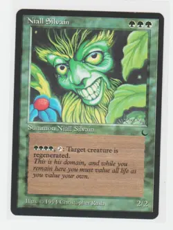 Magic the Gathering ~ MTG ~ 1x Niall Silvain ~ MP ~ THE DARK - Image 1