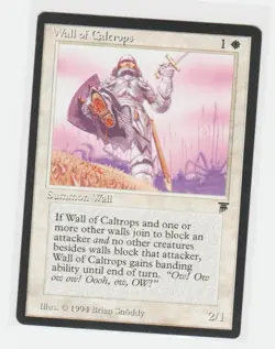 Magic the Gathering ~ MTG ~ 1x Wall of Caltrops ~ LEGENDS ~ M/NM - Image 1