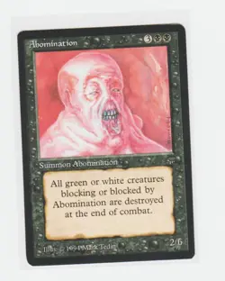 Magic the Gathering ~ MTG ~ 1x Abomination ~ LEGENDS ~ M/NM - Image 1