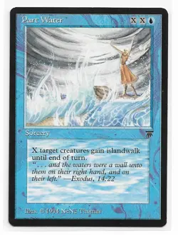 Magic the Gathering ~ MTG ~ 1x Part Water ~ LEGENDS ~ M/NM - Image 1