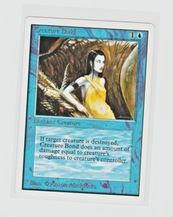 Magic the Gathering ~ MTG ~ 1x Creature Bond ~ UNLIMITED ~ M/NM - Image 1