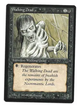Magic the Gathering ~ MTG ~ 1x Walking Dead ~ LEGENDS ~ LP - Image 1
