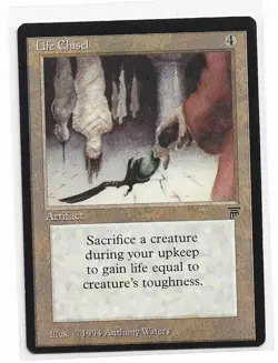 Magic the Gathering ~ MTG ~ 1x Life Chisel ~ LEGENDS ~ MP - Image 1
