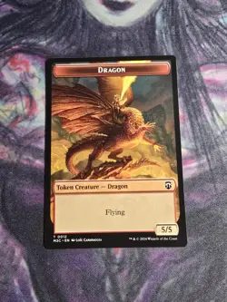 Dragon // Treasure Double-sided Token 12-34 M3C Commander: Modern Horizons 3 NM - Image 1