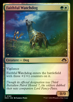 MTG Faithful Watchdog Foil ** Modern Horizons 3 ** English (NM) - Image 1
