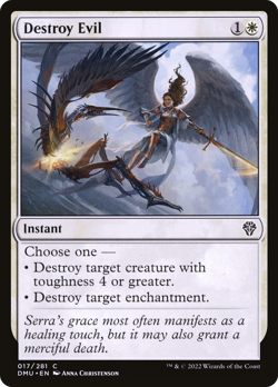 Destroy Evil #17 (LP) Dominaria United DMU Magic MTG - Image 1