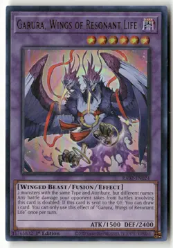 #RA02-EN024 - Garura, Wings of Resonant Life (UR) - WB1UR - Image 1