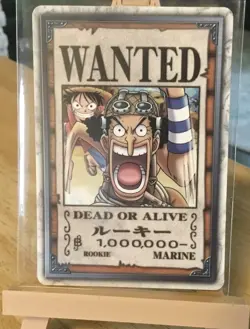 2002 One Piece Usopp Tournament Rookie License Promo Card - Image 1