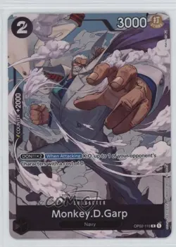 2022 One Piece Card Game: Paramount War OP02 R (Alt Art) Monkey D Garp #OP02-115 - Image 1