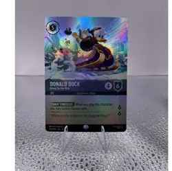 Disney Lorcana Donald Duck - Along for the Ride 220/204 Winterspell Epic Holo - Image 1