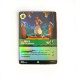 Aladdin - On the Edge of Adventure Epic 211/204 Winterspell Holo Disney Lorcana - Image 1