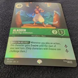 Aladdin - On the Edge of Adventure Epic 211/204 Winterspell Holo Disney Lorcana - Image 2