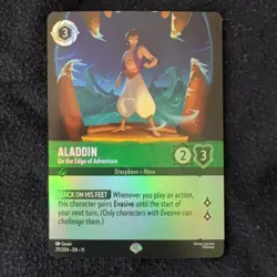 Aladdin - On the Edge of Adventure Epic 211/204 Winterspell Holo Disney Lorcana - Image 4