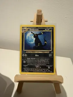 Pokemon TCG Umbreon Neo Discovery Holo Card 13/75 English LP - Image 1