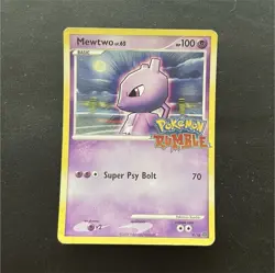 Nintendo Mewtwo Pokemon Rumble Holo Promo Card 9/16 100 HP Super Psy Bolt - Image 1