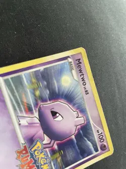 Nintendo Mewtwo Pokemon Rumble Holo Promo Card 9/16 100 HP Super Psy Bolt - Image 3
