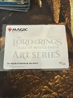 The Mouth of Sauron Art Card (Gold-Stamped Signature)the Lord of the Rings: MTG - Image 2