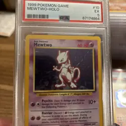 6 PSA Graded Pokemon Cards Freshly Graded 🤩 Machamp Ninetales Mewtwo - Image 2
