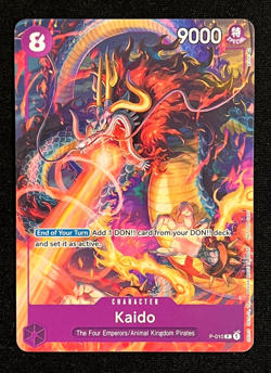 One Piece Kaido P-010 Tournament Promotion Cards - Image 1